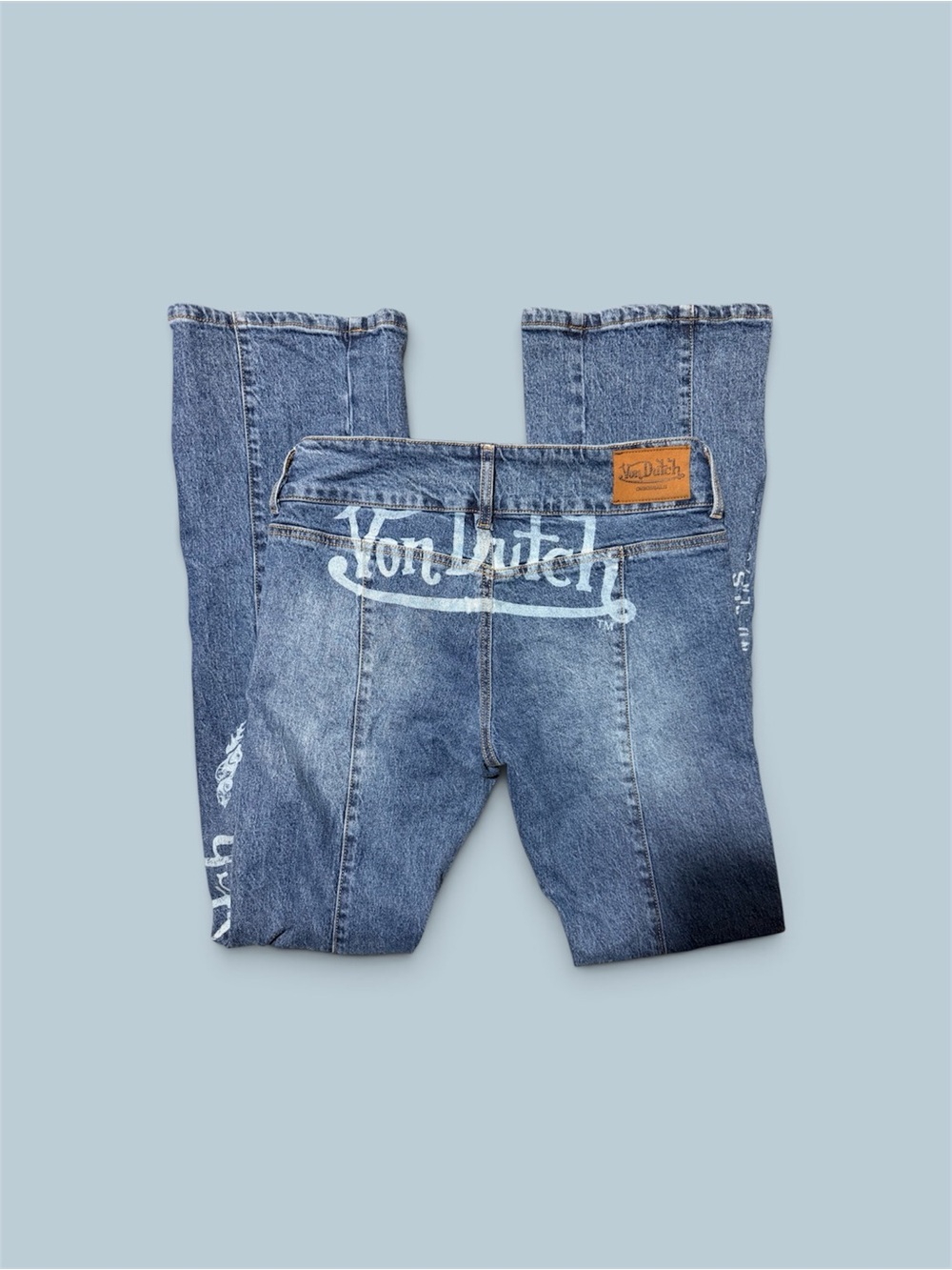 Von Dutch Blue Logo Denim Jeans
